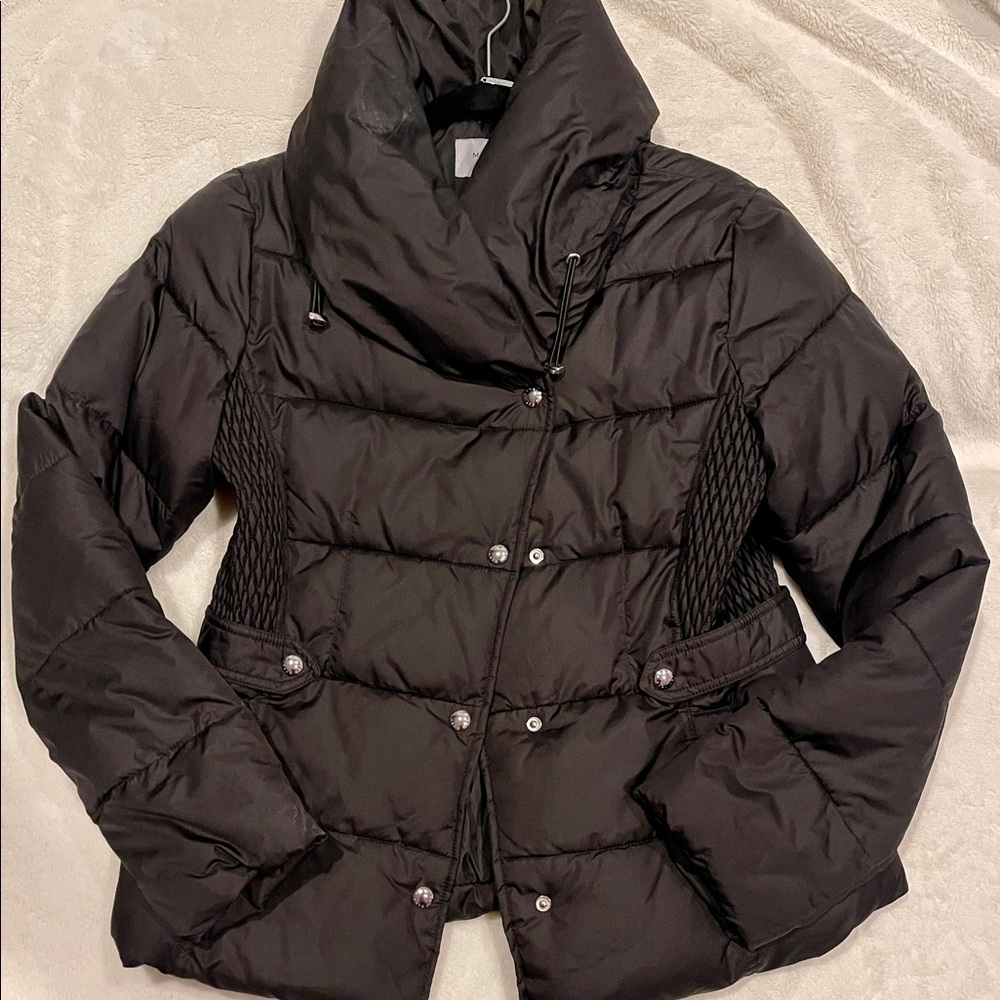 Marc of New York Andrew Marc Women’s Fitted Puffer Jacket Black Size M NWOT